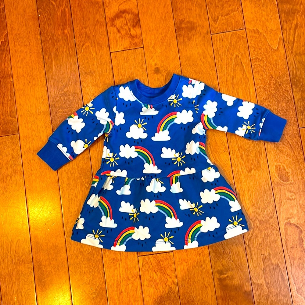 Hanna Anderson sweatshirt dress 6-12 months